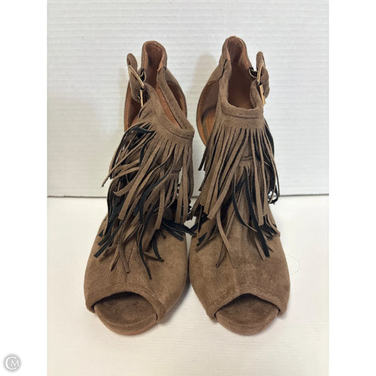 Shoes Heels Stiletto By Bella Marie In Brown, Size: 7.5