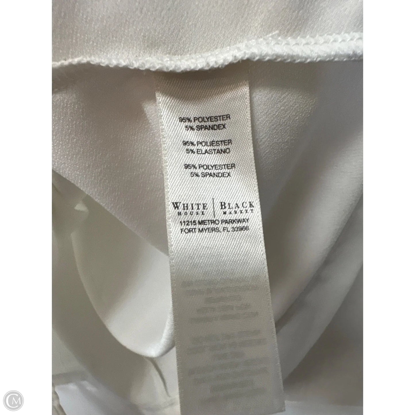 Top Sleeveless By White House Black Market In White, Size: Xs