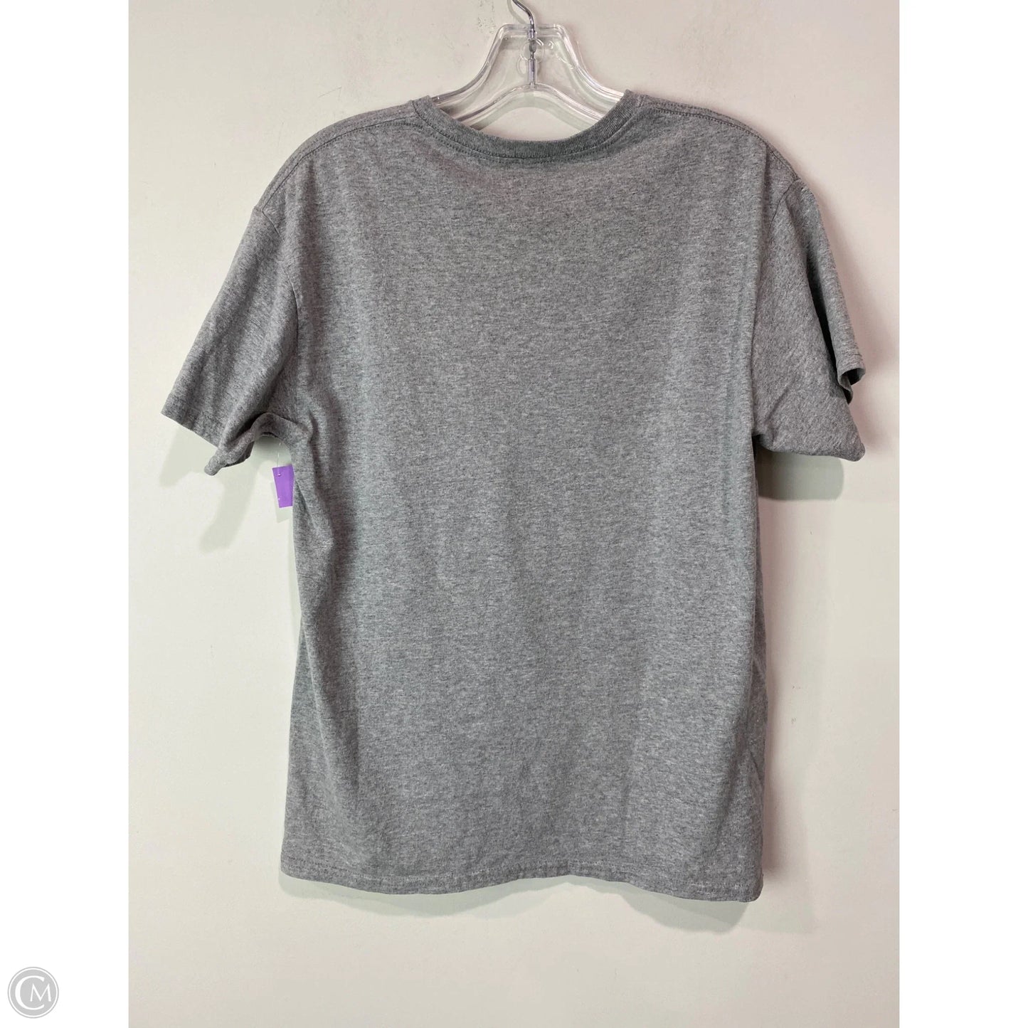 Top Short Sleeve By Clothes Mentor In Grey, Size: M