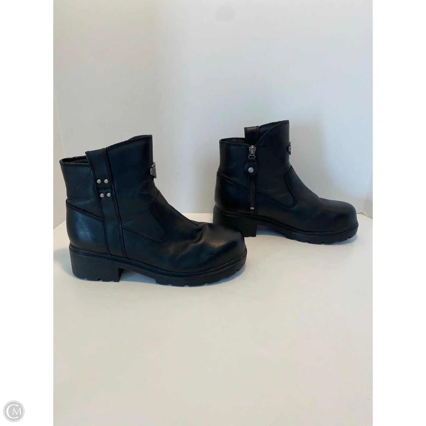 Boots Combat By Harley Davidson In Black, Size: 8.5