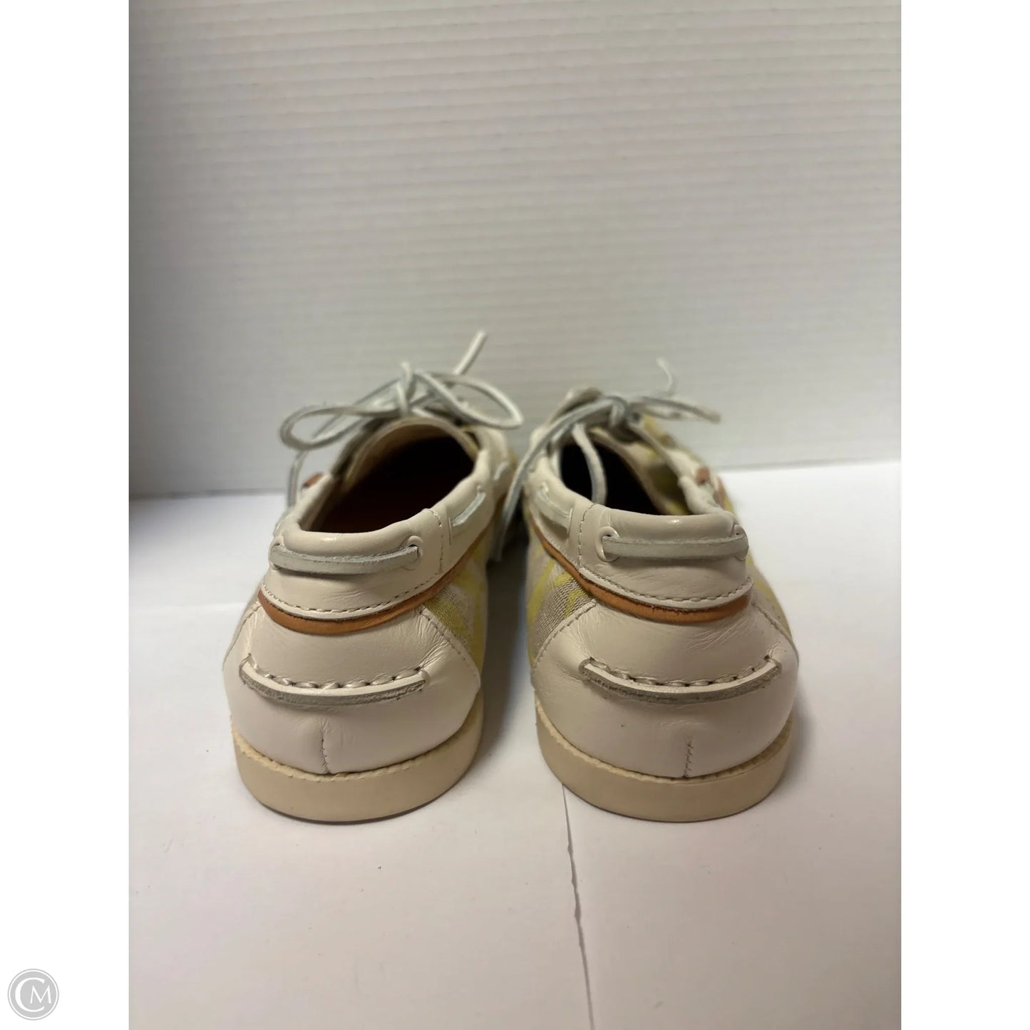 Shoes Designer By Coach In Yellow, Size: 9