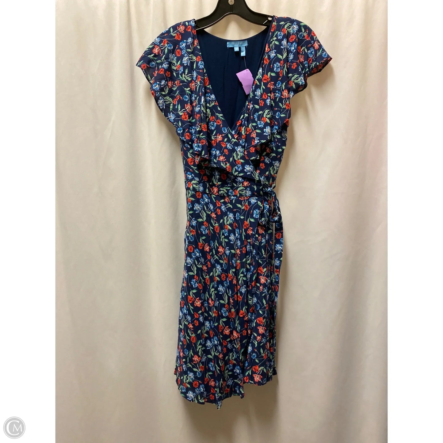 Dress Casual Midi By Draper James In Blue, Size: M