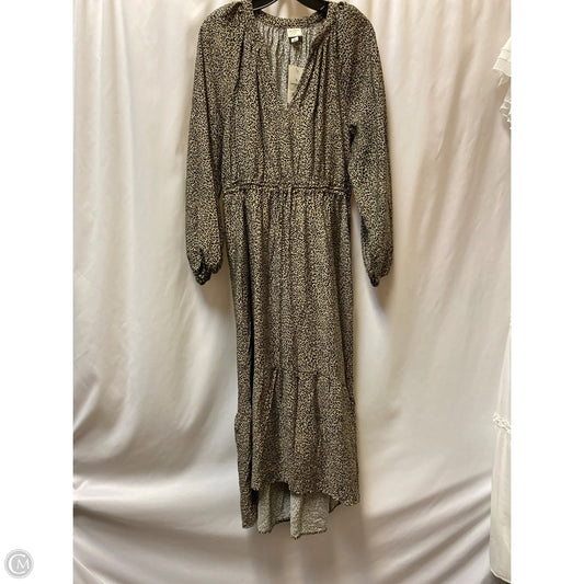 Dress Casual Maxi By A New Day In Animal Print, Size: M