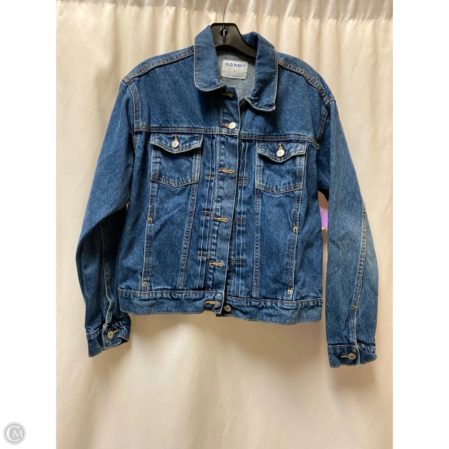 Jacket Denim By Old Navy In Blue Denim, Size: M