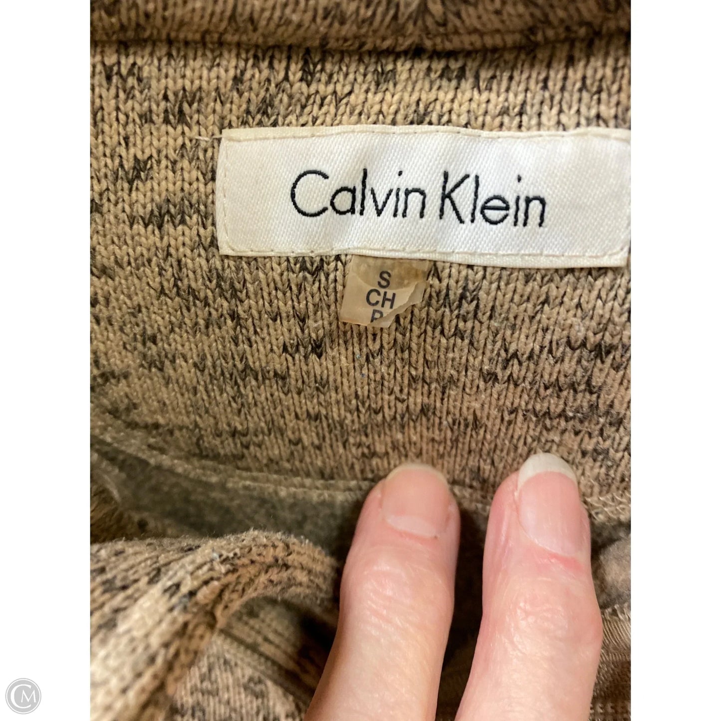 Jacket Other By Calvin Klein In Tan, Size: S
