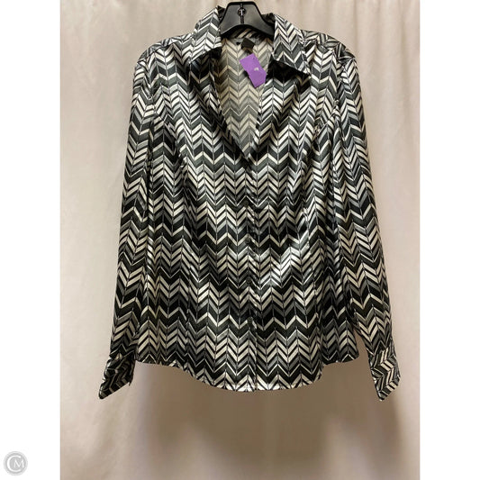 Top Long Sleeve By Ann Taylor In Black, Size: L