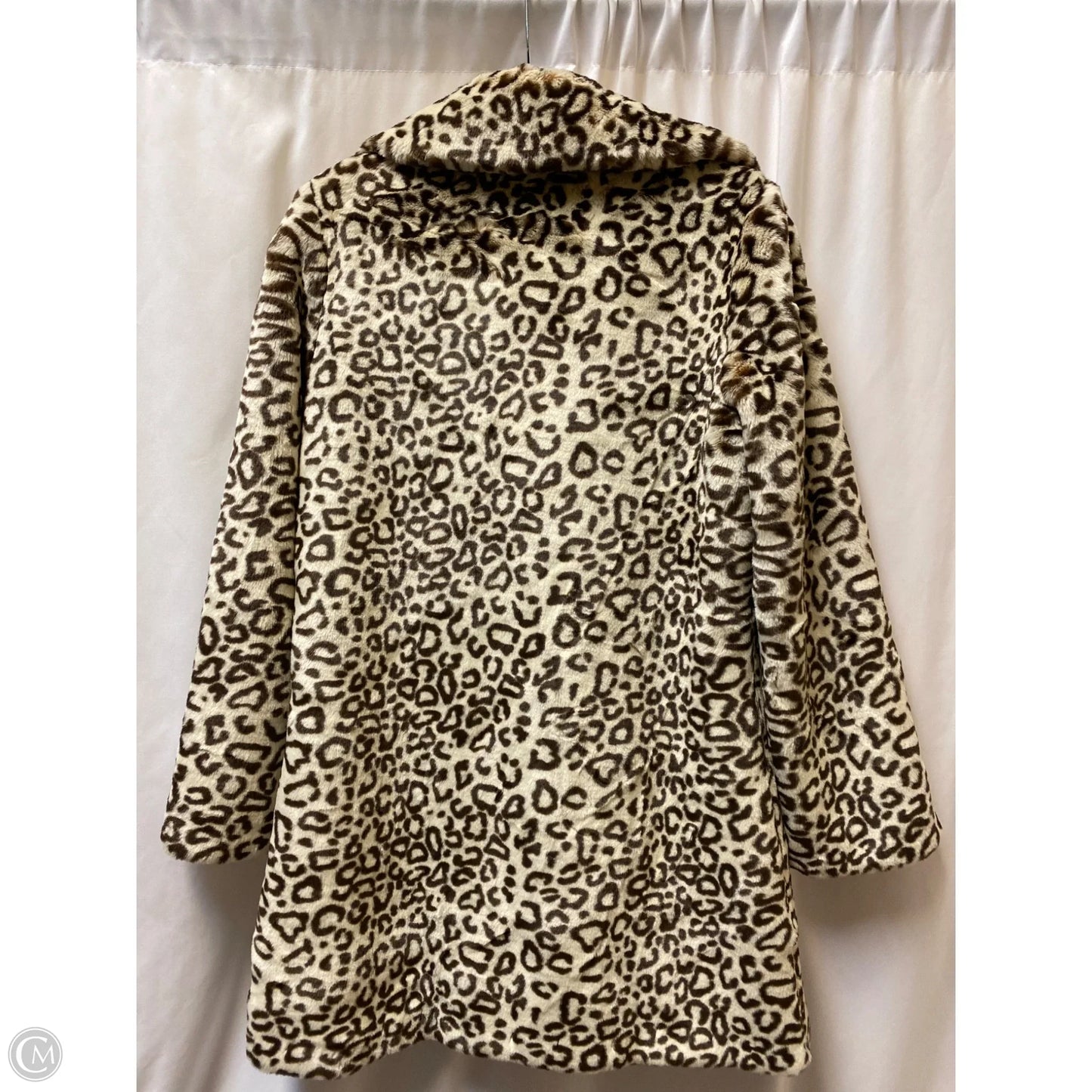 Coat Faux Fur & Sherpa By Adidas In Animal Print, Size: Xs