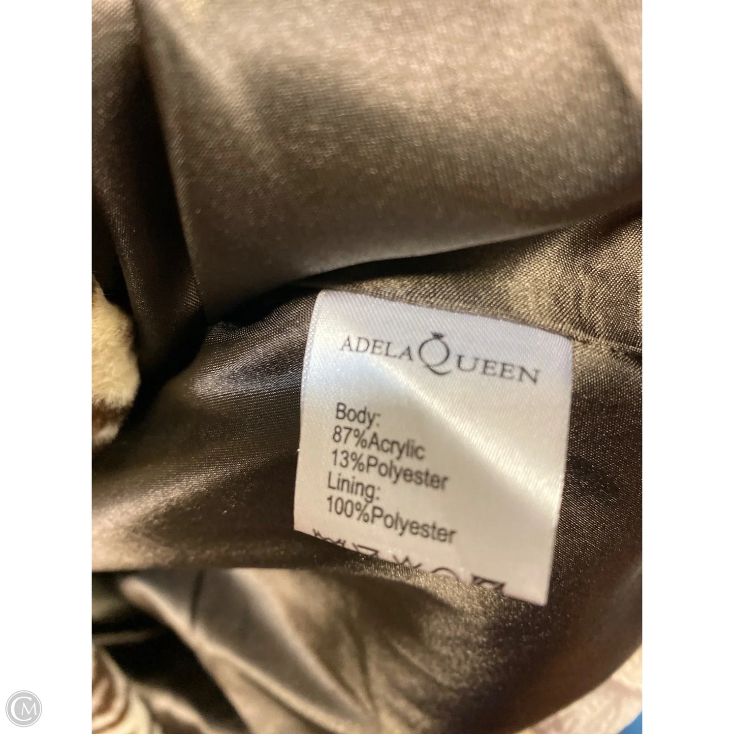 Coat Faux Fur & Sherpa By Adidas In Animal Print, Size: Xs