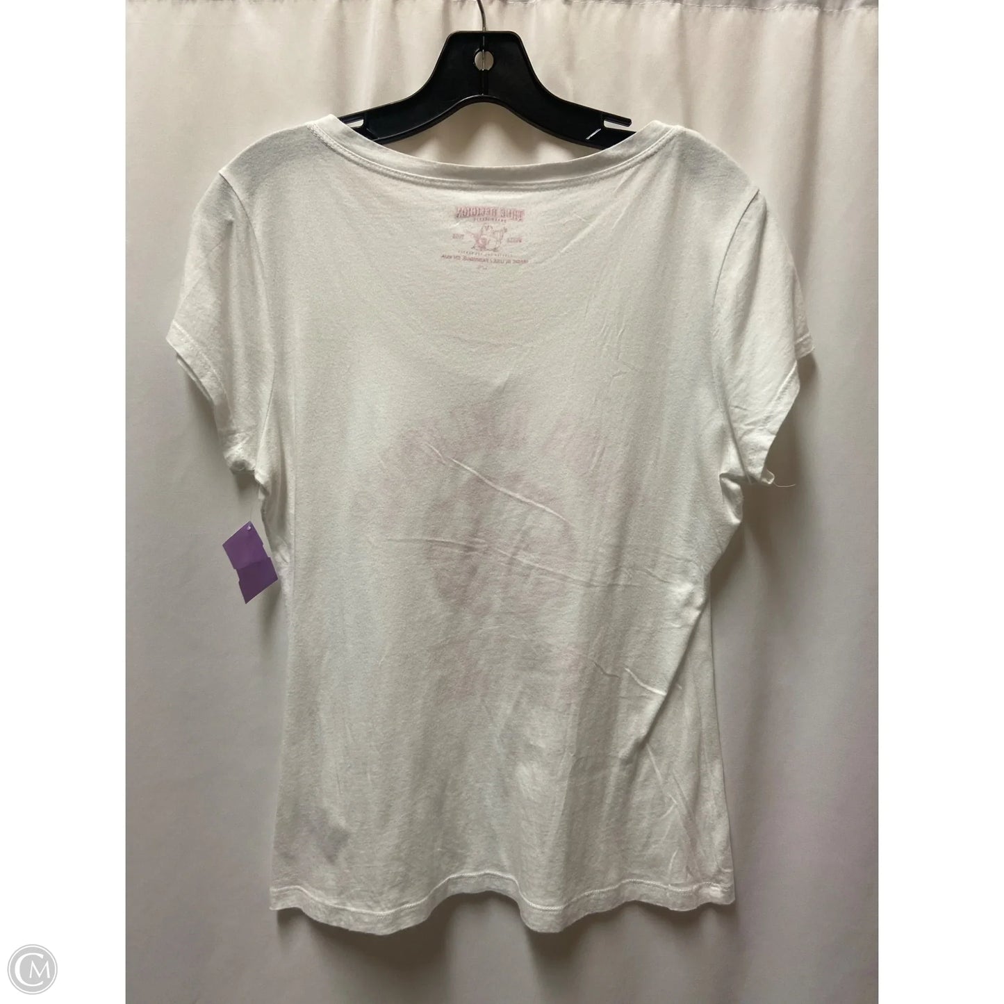 Top Short Sleeve By True Religion In White, Size: L
