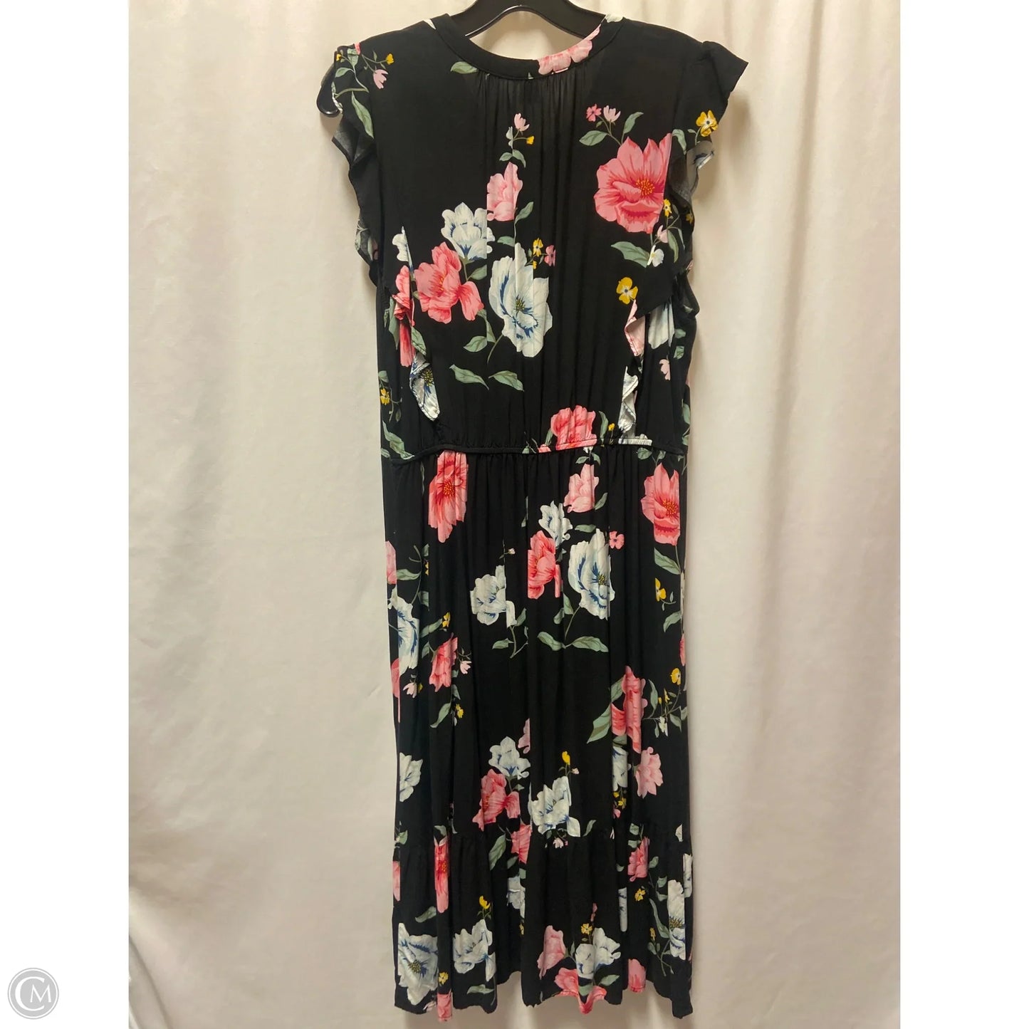 Dress Casual Maxi By Old Navy In Black, Size: L