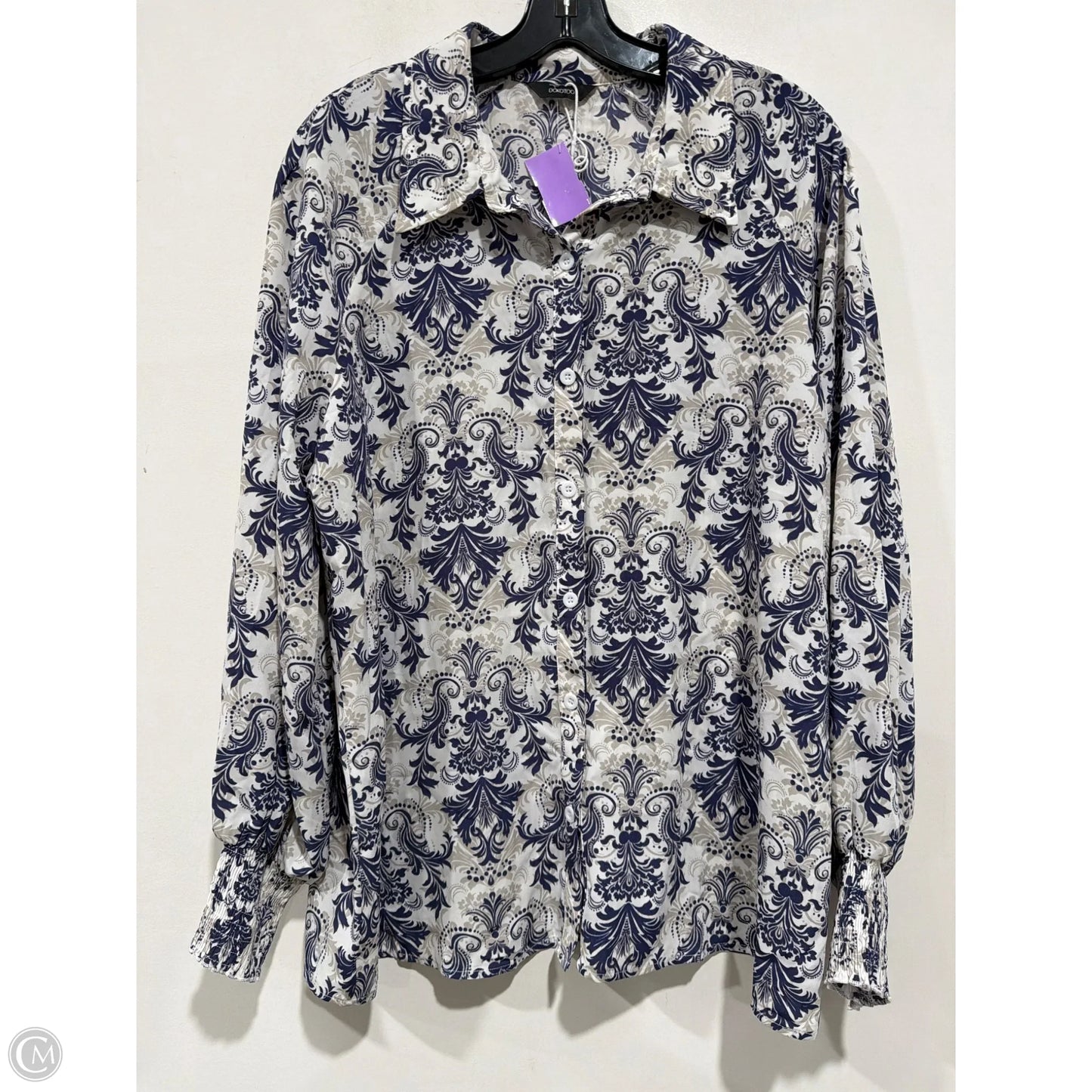 Top Long Sleeve By Clothes Mentor In Purple, Size: Xl