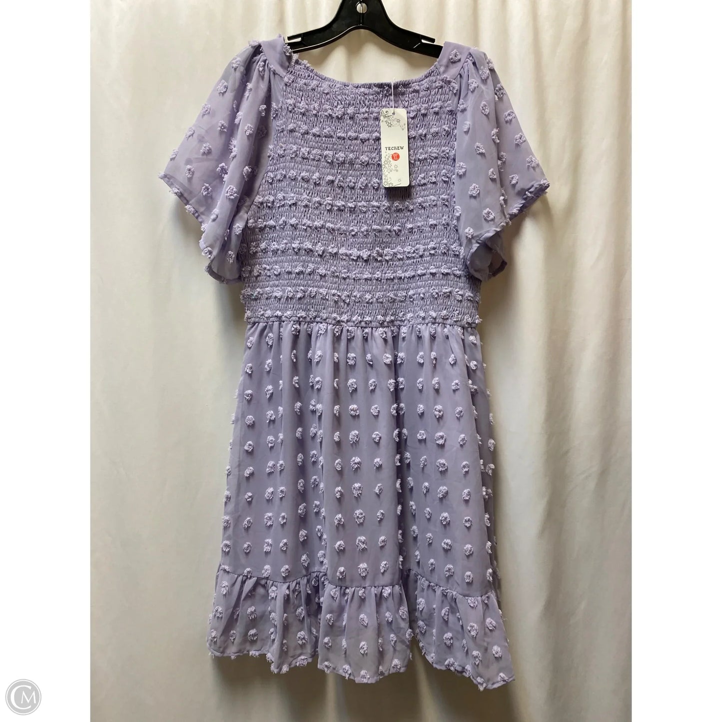 Dress Casual Midi By Clothes Mentor In Purple, Size: Xl