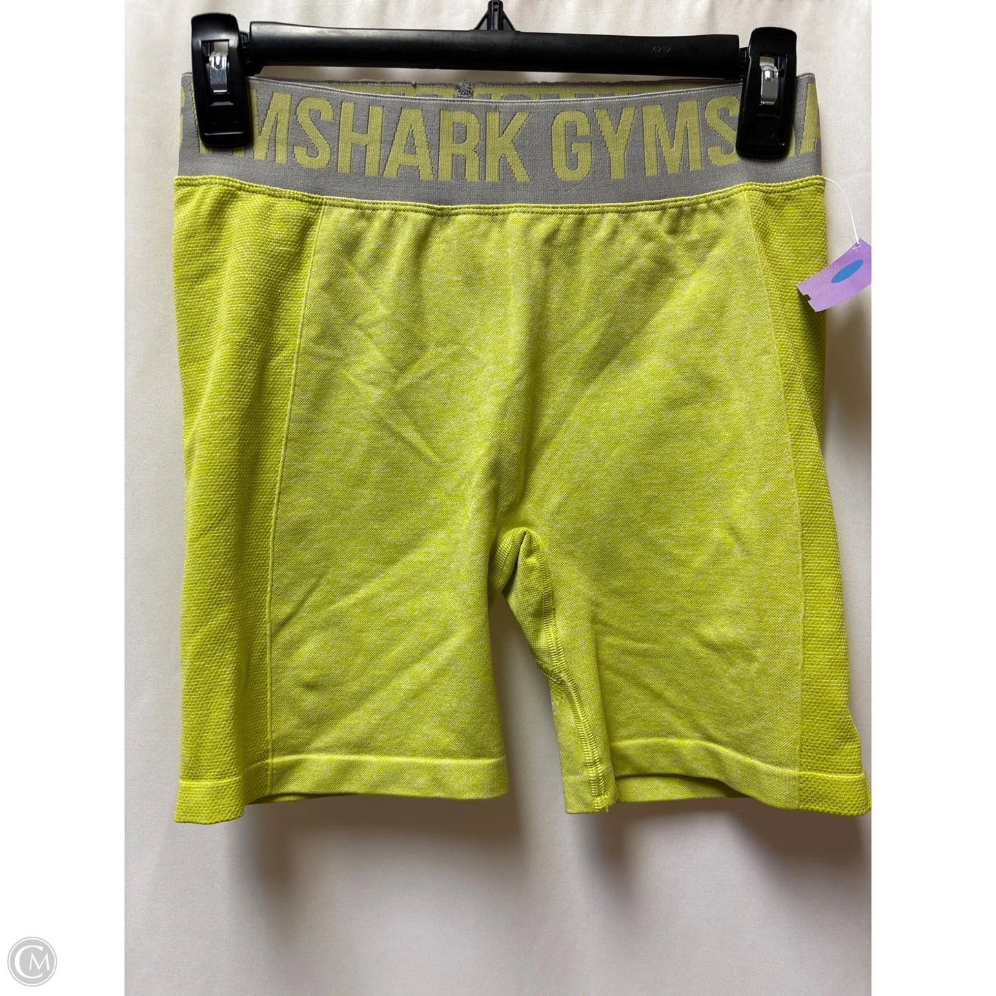 Athletic Shorts By Gym Shark In Yellow, Size: M