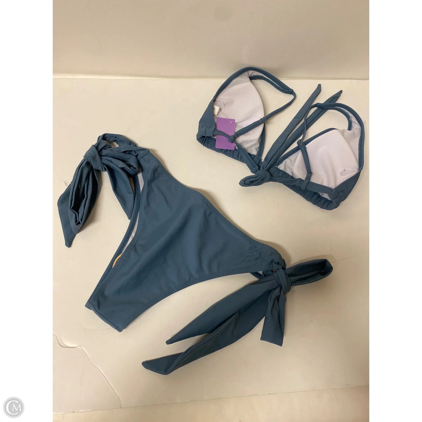 Swimsuit 2pc By Clothes Mentor In Blue, Size: M