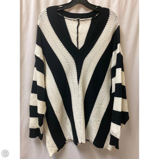 Sweater By Shein In Black, Size: 1x