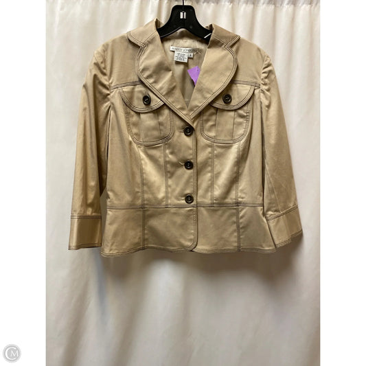 Blazer By Maggy London In Beige, Size: 8