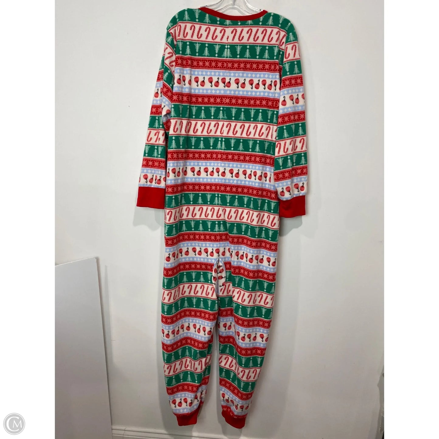 Nightgown By Clothes Mentor In Red & White, Size: Xl