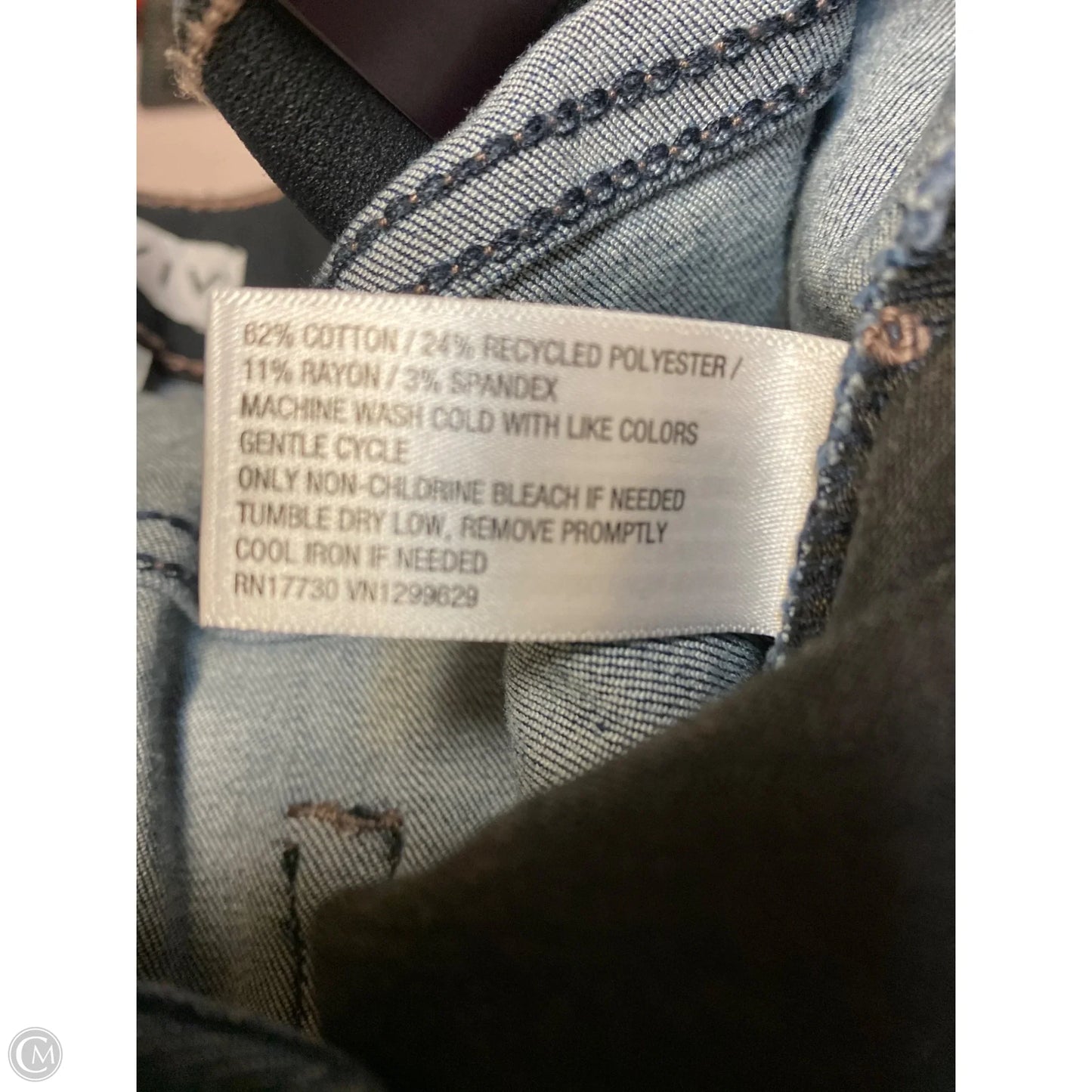 Jeans Skinny By Ava & Viv In Blue Denim, Size: 20