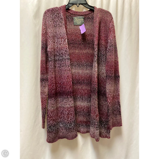 Cardigan By Natural Reflections In Purple, Size: Xl