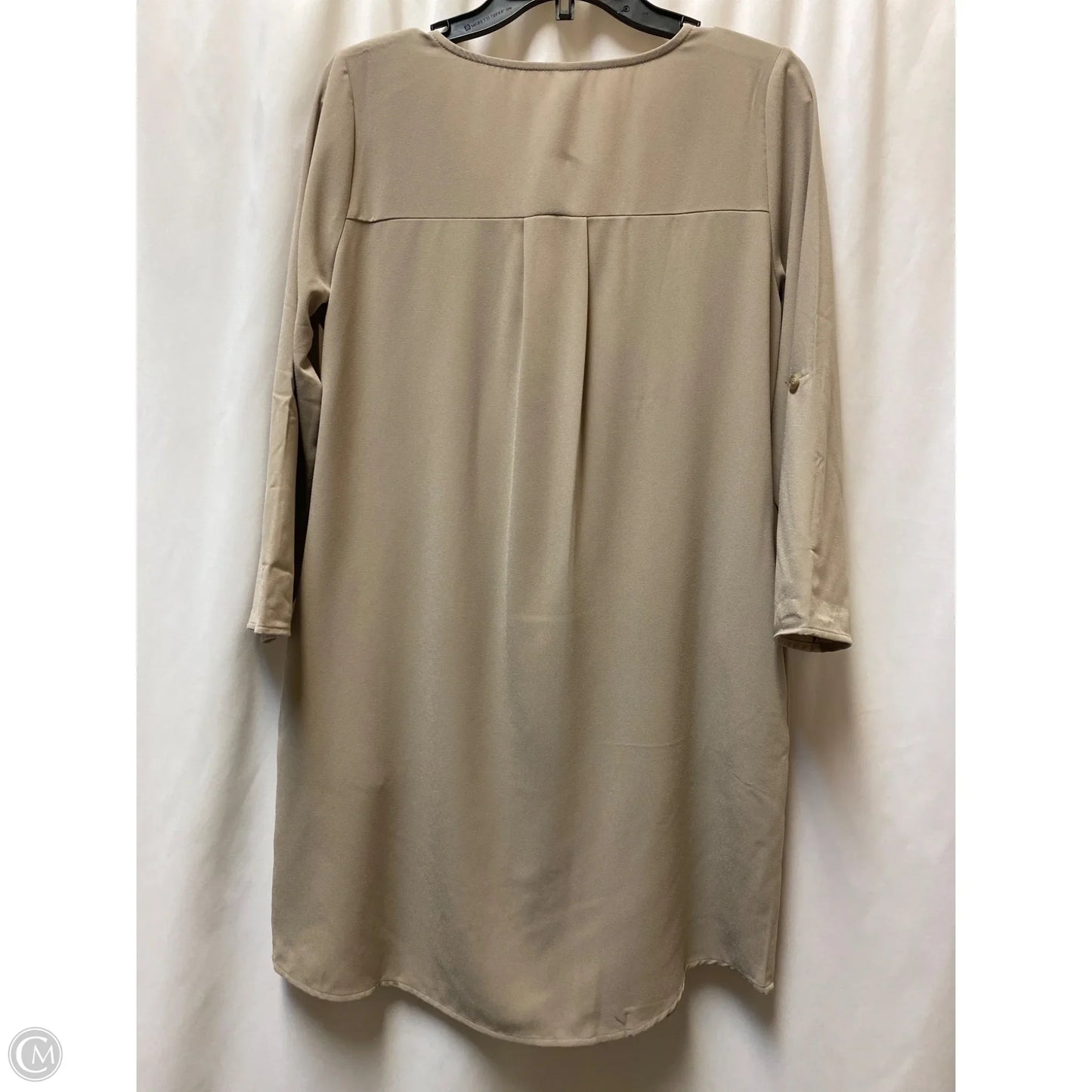 Dress Casual Midi By Zenana Outfitters In Beige, Size: S