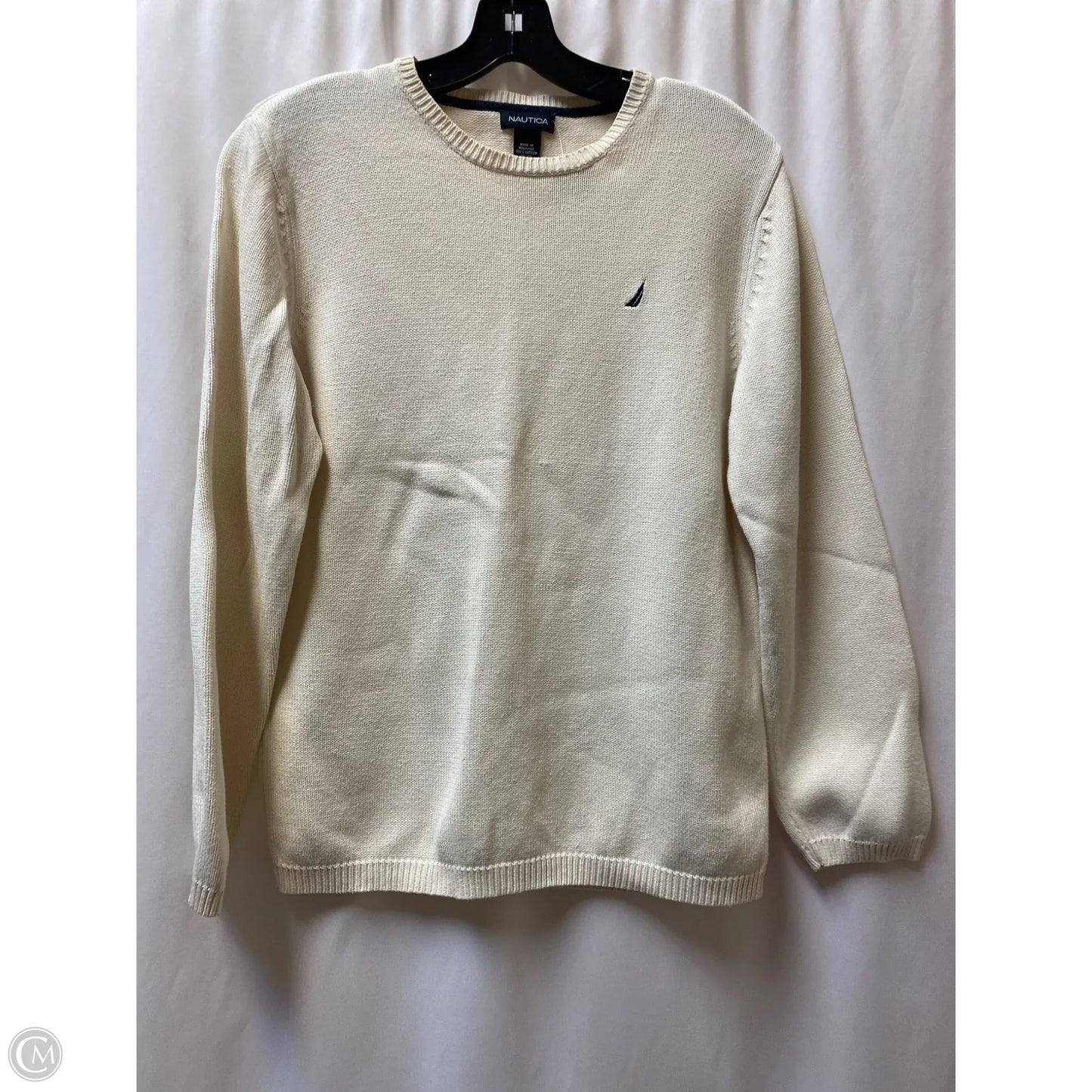 Sweater By Nautica In Cream, Size: Xl