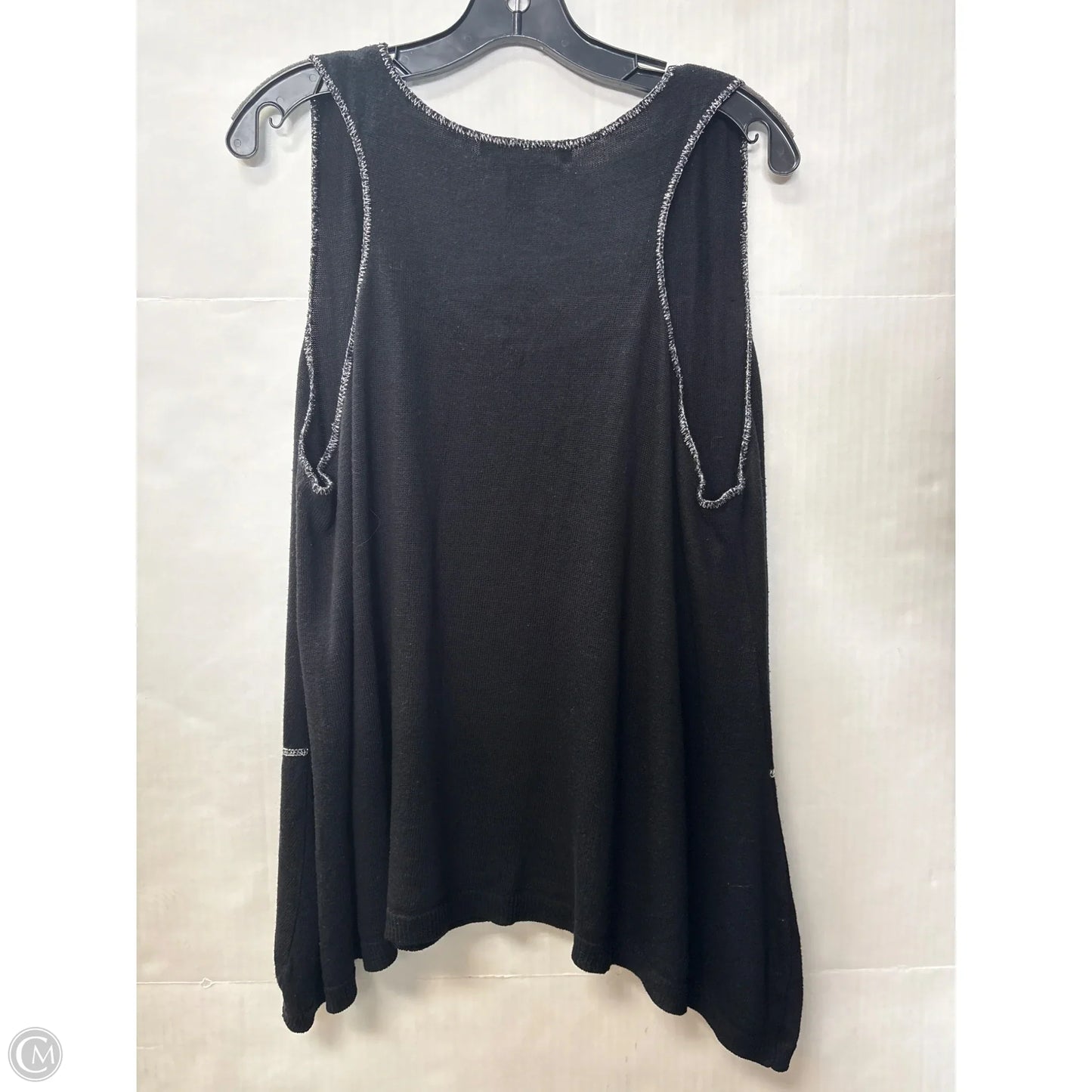 Tank Top By Ashley Stewart In Black, Size: 1x