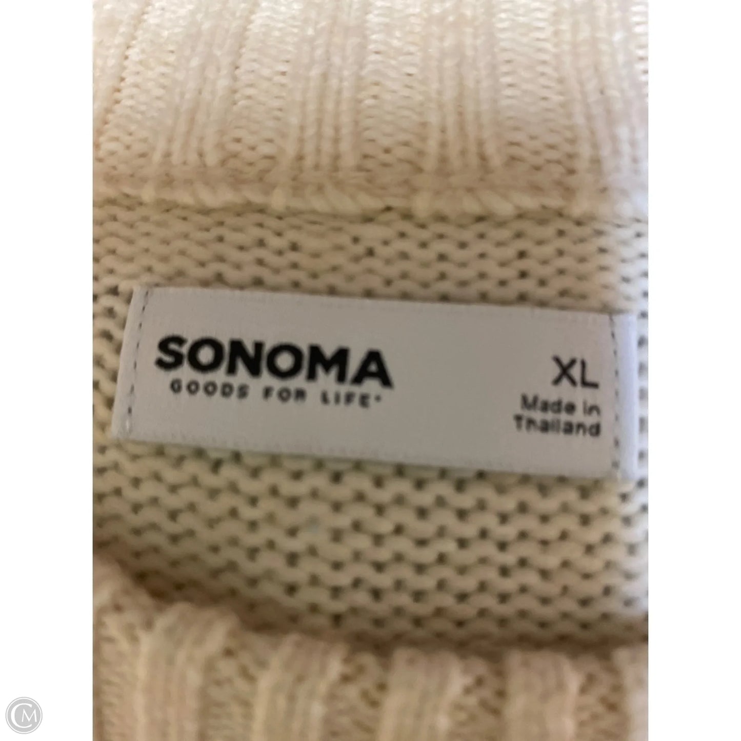 Sweater By Sonoma In Cream, Size: Xl