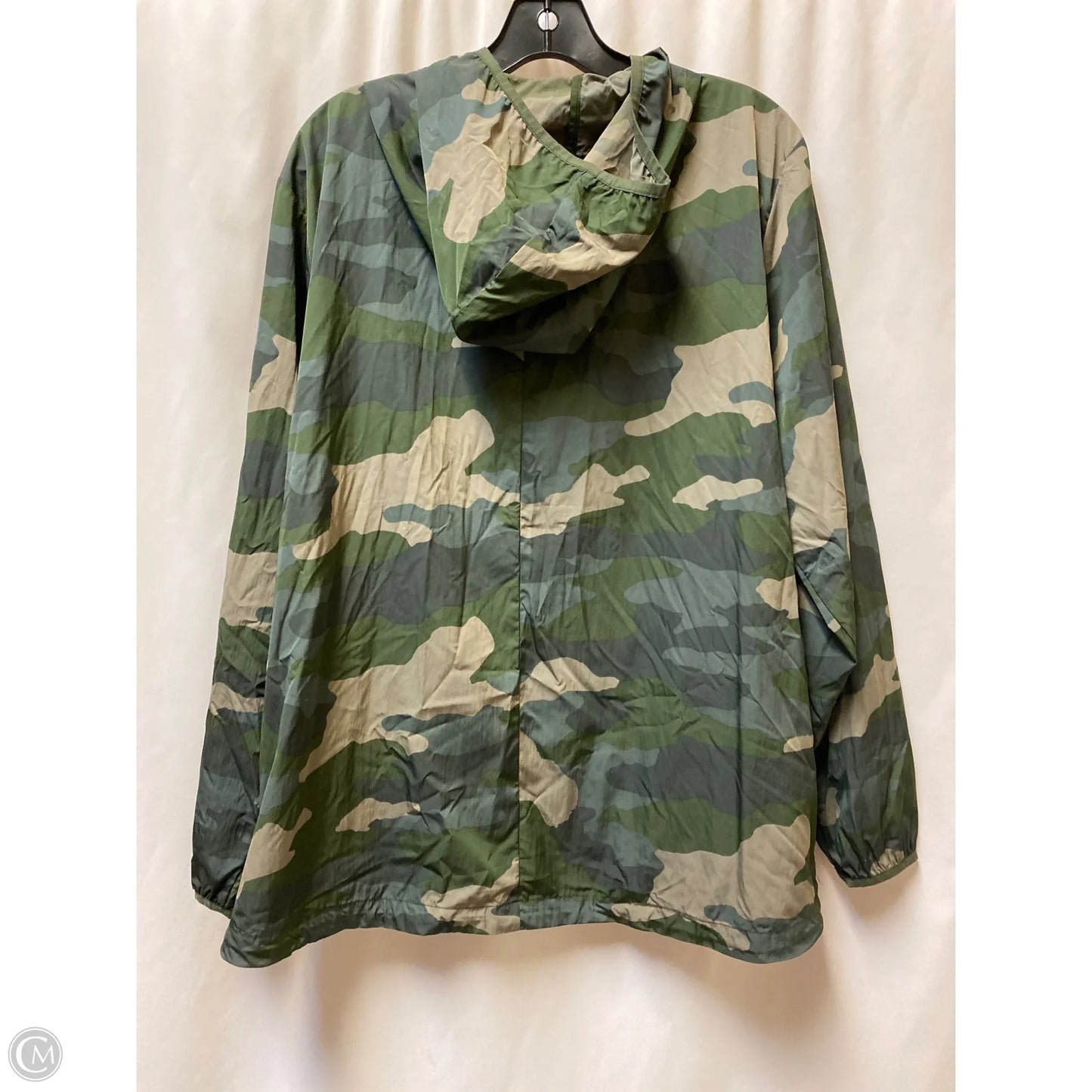 Jacket Windbreaker By Aerie In Camouflage Print, Size: L