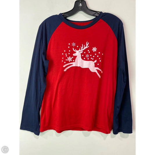 Top Long Sleeve By Clothes Mentor In Navy, Size: M