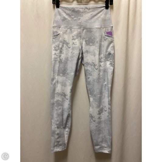 Athletic Leggings By 90 Degrees By Reflex In Grey, Size: M