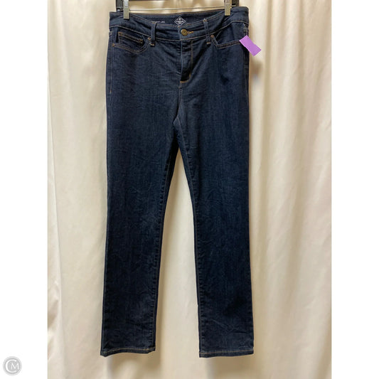 Jeans Straight By St Johns Bay In Blue Denim, Size: 8
