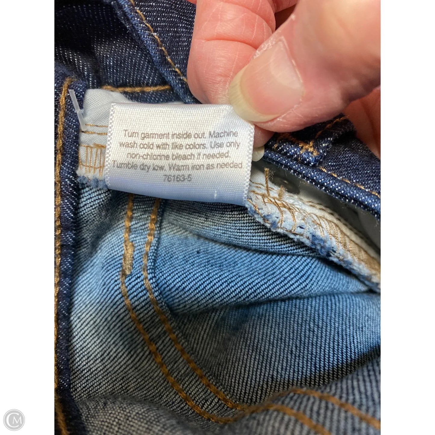 Jeans Straight By St Johns Bay In Blue Denim, Size: 8