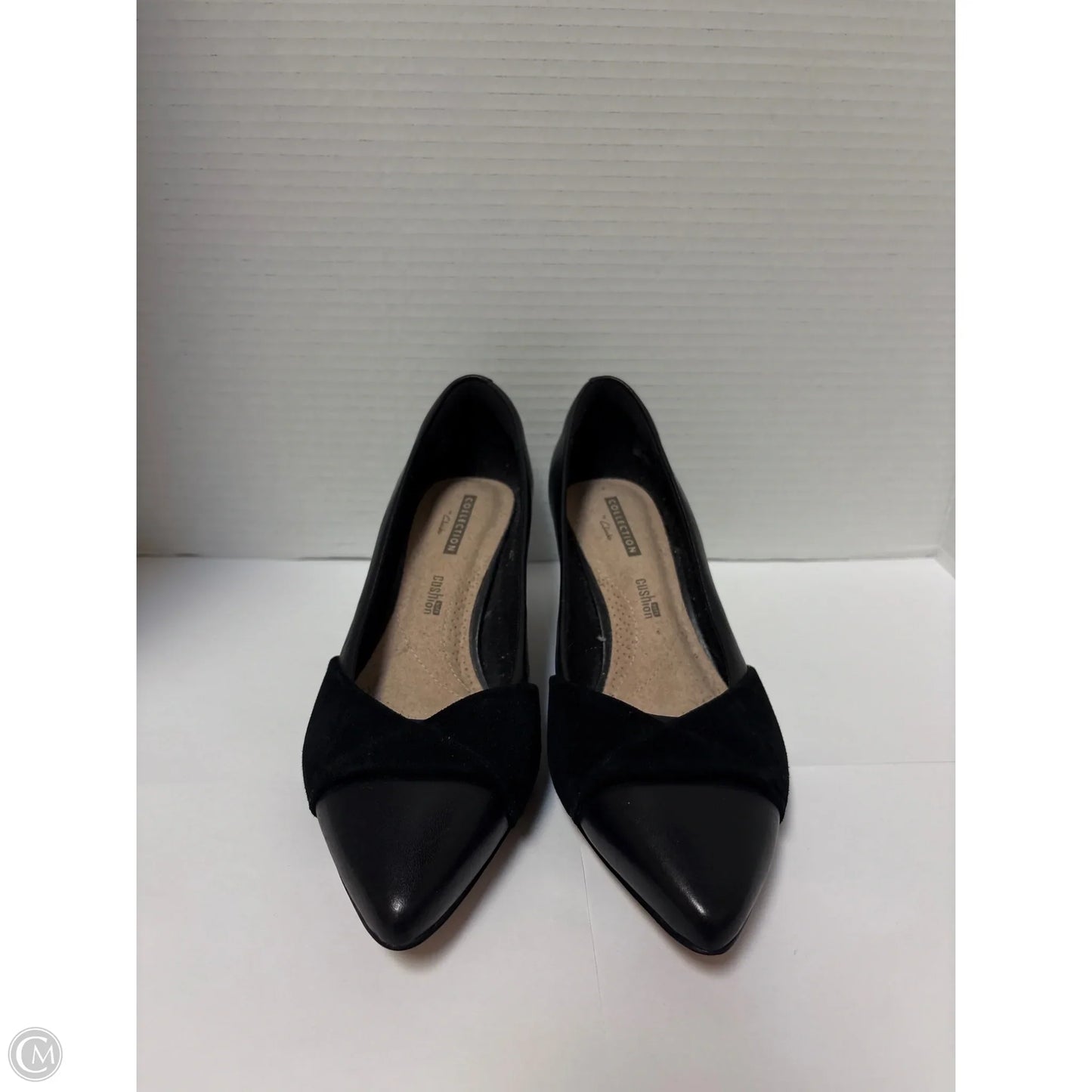 Shoes Heels Kitten By Clarks In Black, Size: 8