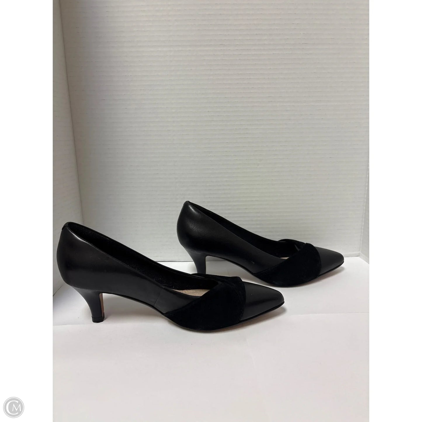 Shoes Heels Kitten By Clarks In Black, Size: 8
