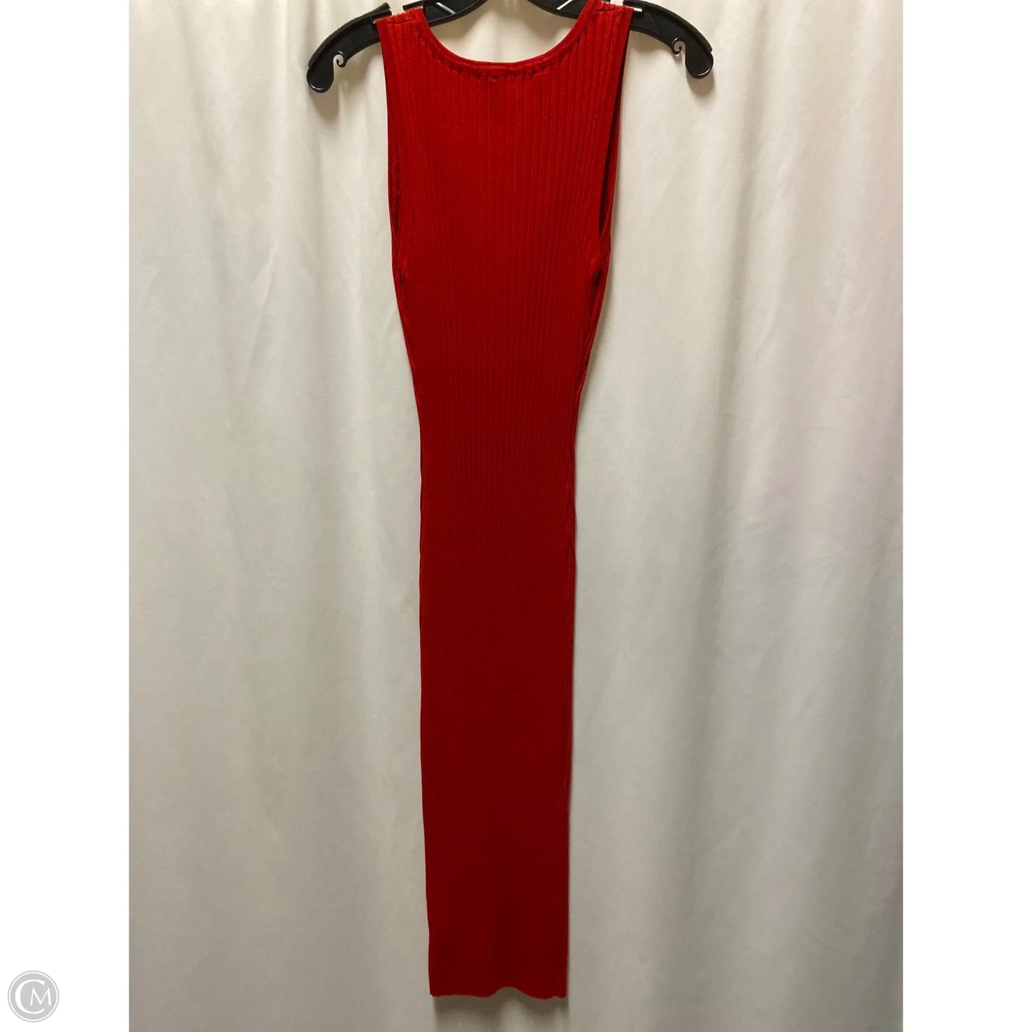 Dress Casual Midi By Clothes Mentor In Red, Size: L