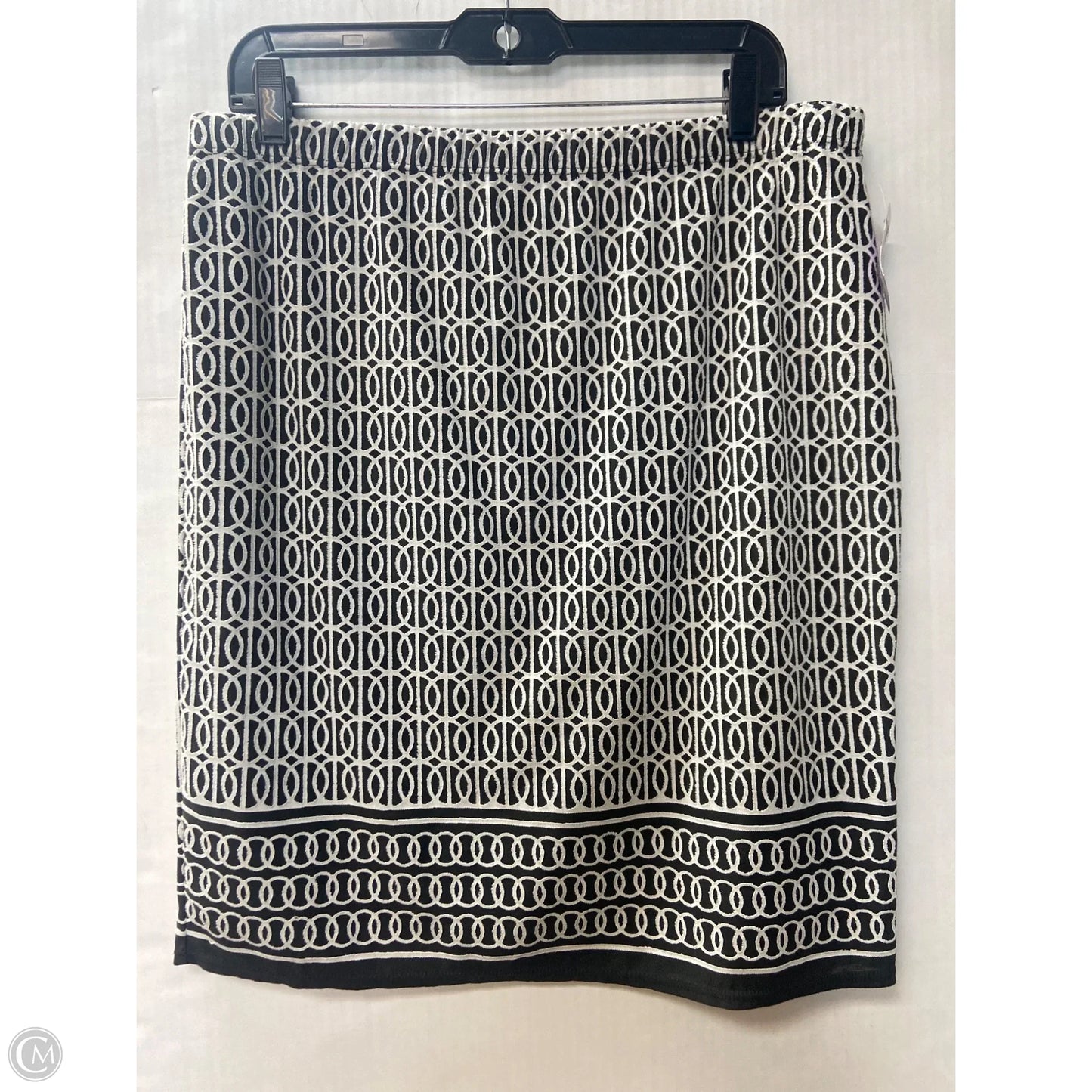 Skirt Mini & Short By Sophie Max In Black & White, Size: Xl