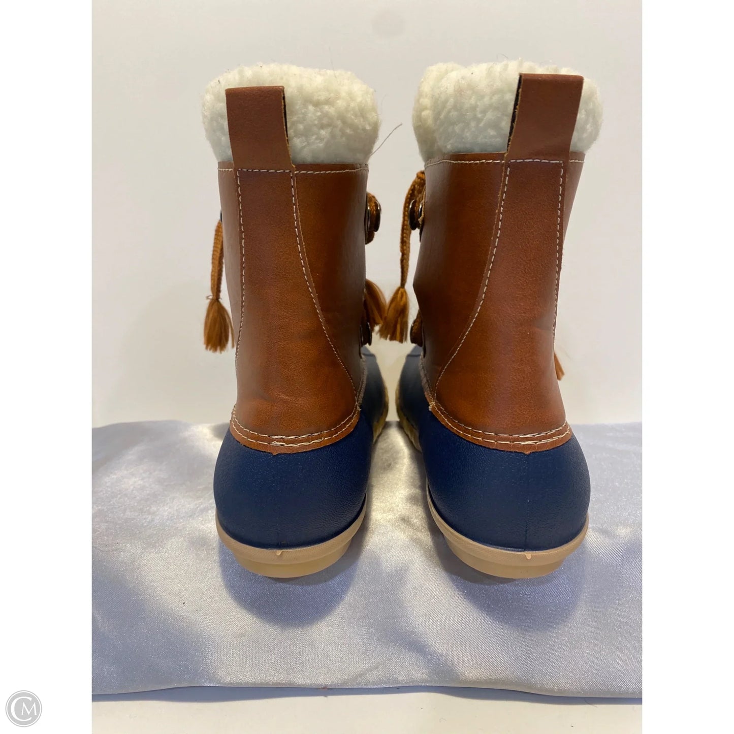 Boots Rain By Clothes Mentor In Navy, Size: 10