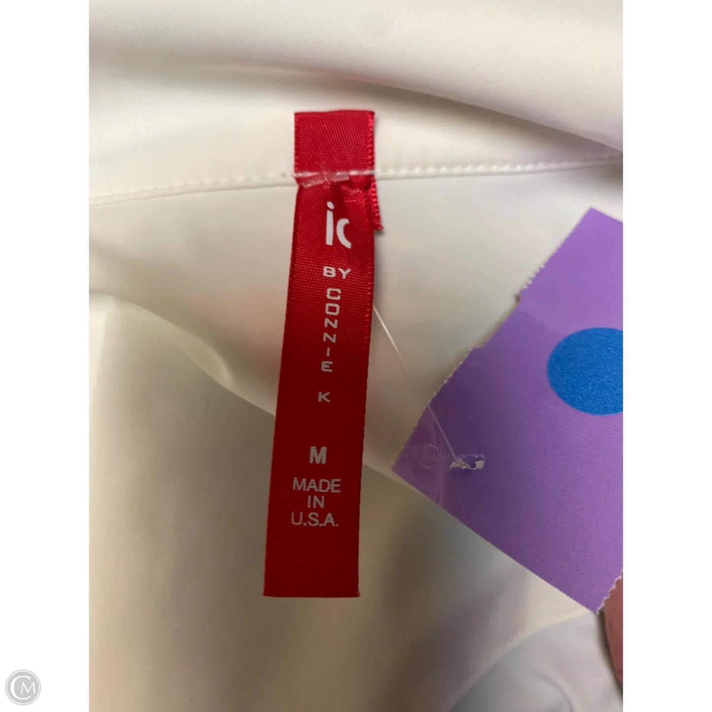 Top Long Sleeve By Clothes Mentor In Cream, Size: M