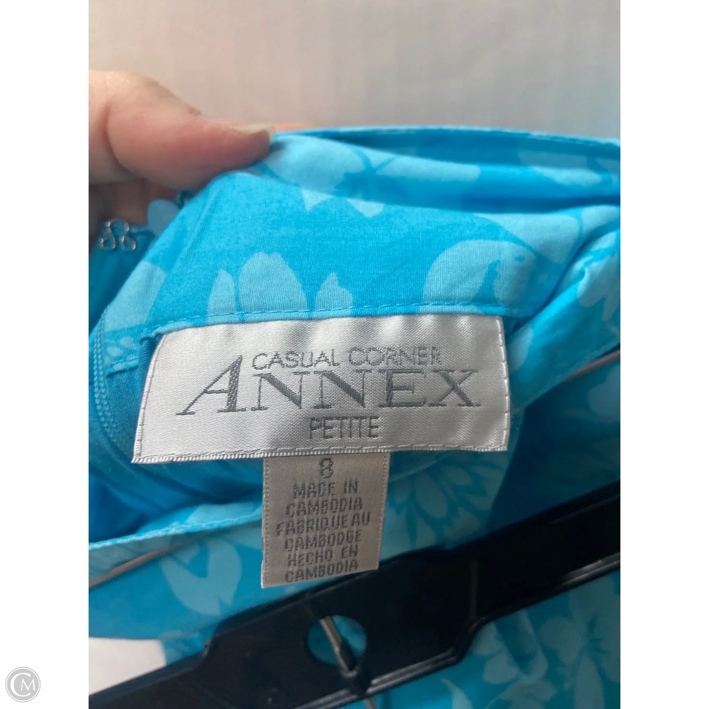 Skirt Midi By Casual Corner In Blue, Size: 8p