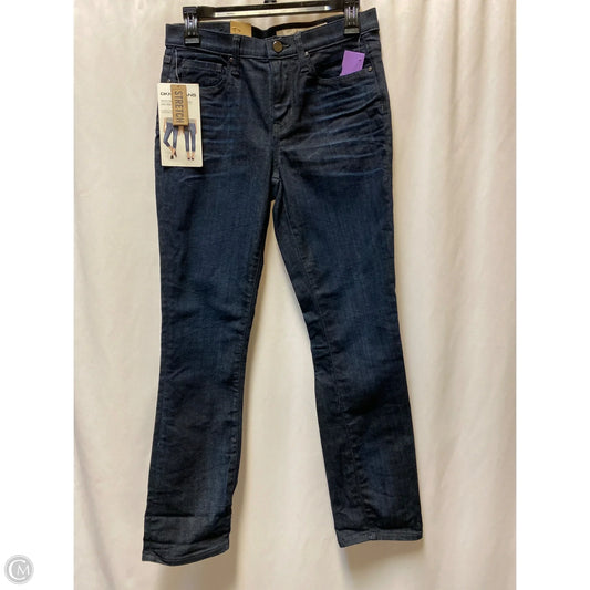 Jeans Straight By Dkny In Blue Denim, Size: 4