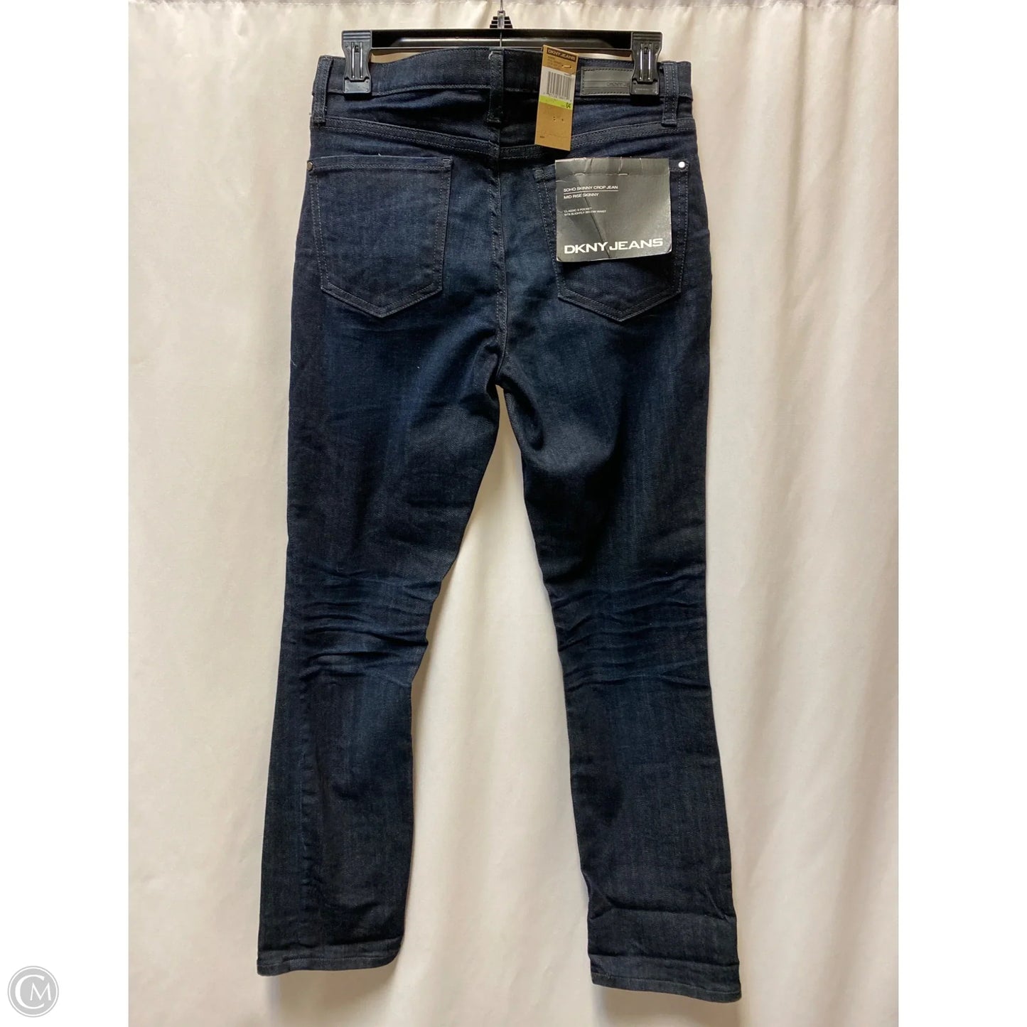 Jeans Straight By Dkny In Blue Denim, Size: 4