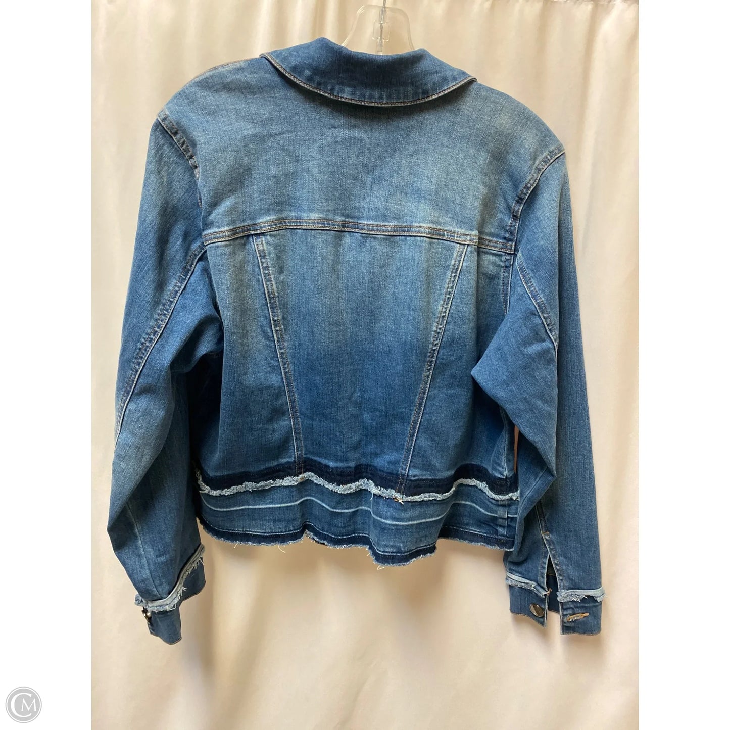 Jacket Denim By Lane Bryant In Blue Denim, Size: L