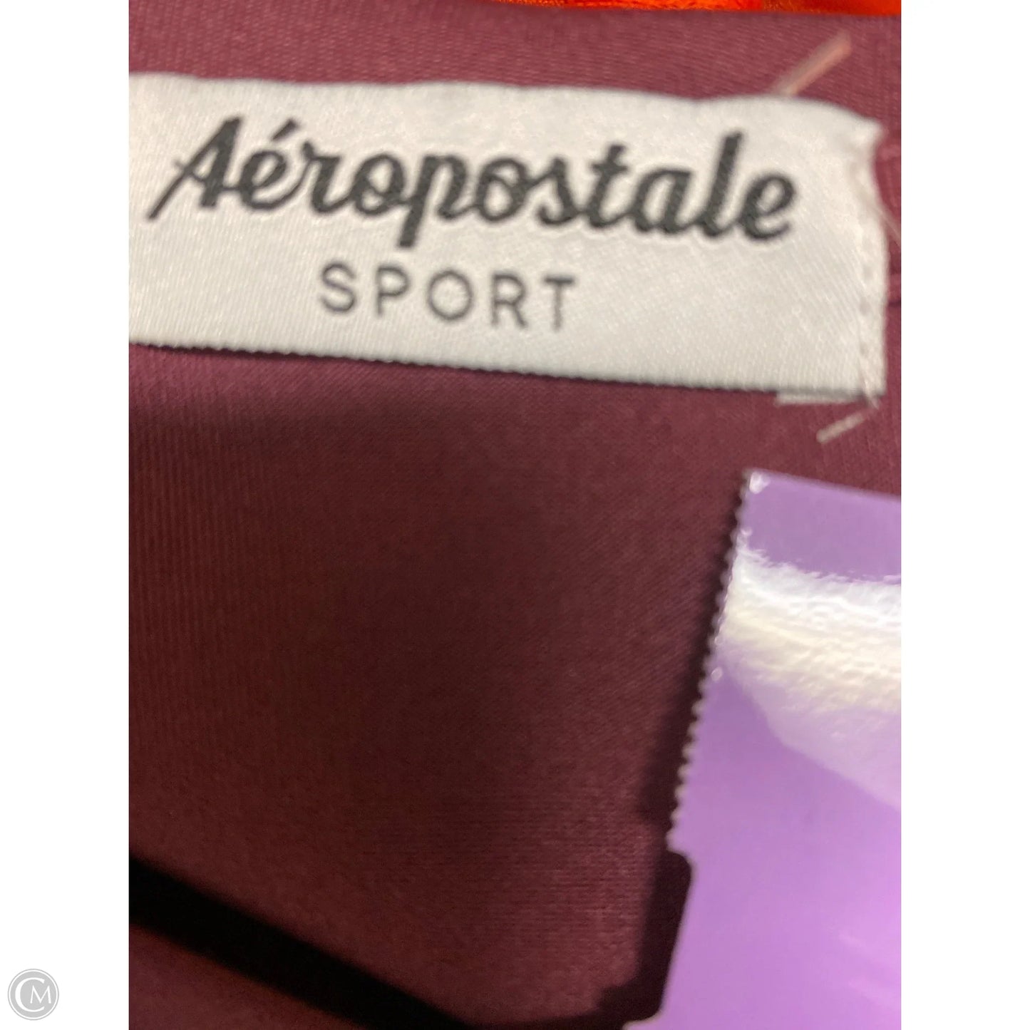 Athletic Top Short Sleeve By Aeropostale In Purple, Size: 1x