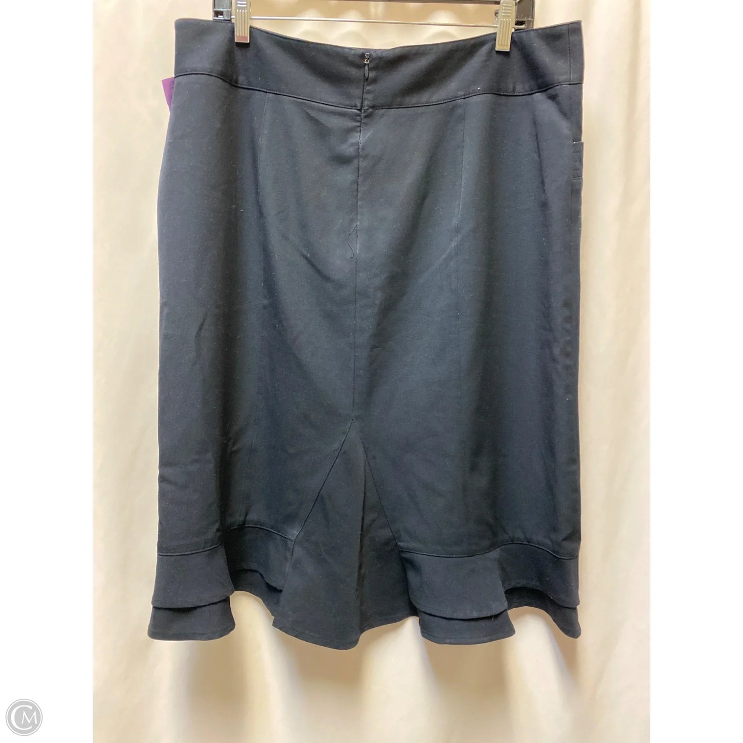 Skirt Midi By East 5th In Navy, Size: 16