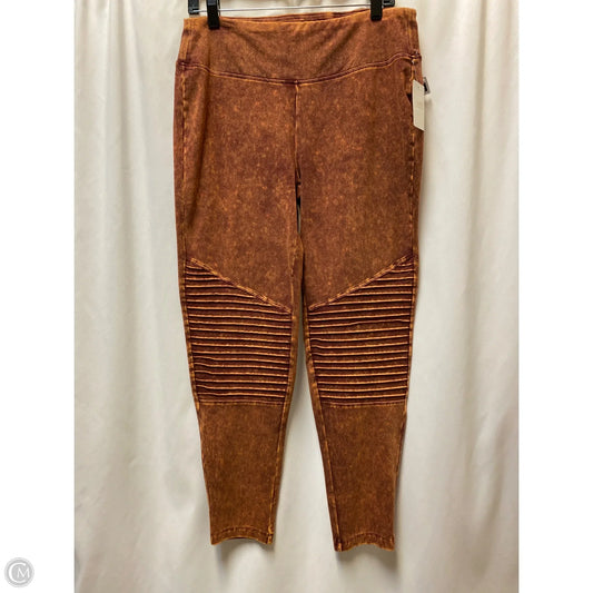 Pants Leggings By Zenana Outfitters In Copper, Size: 2x