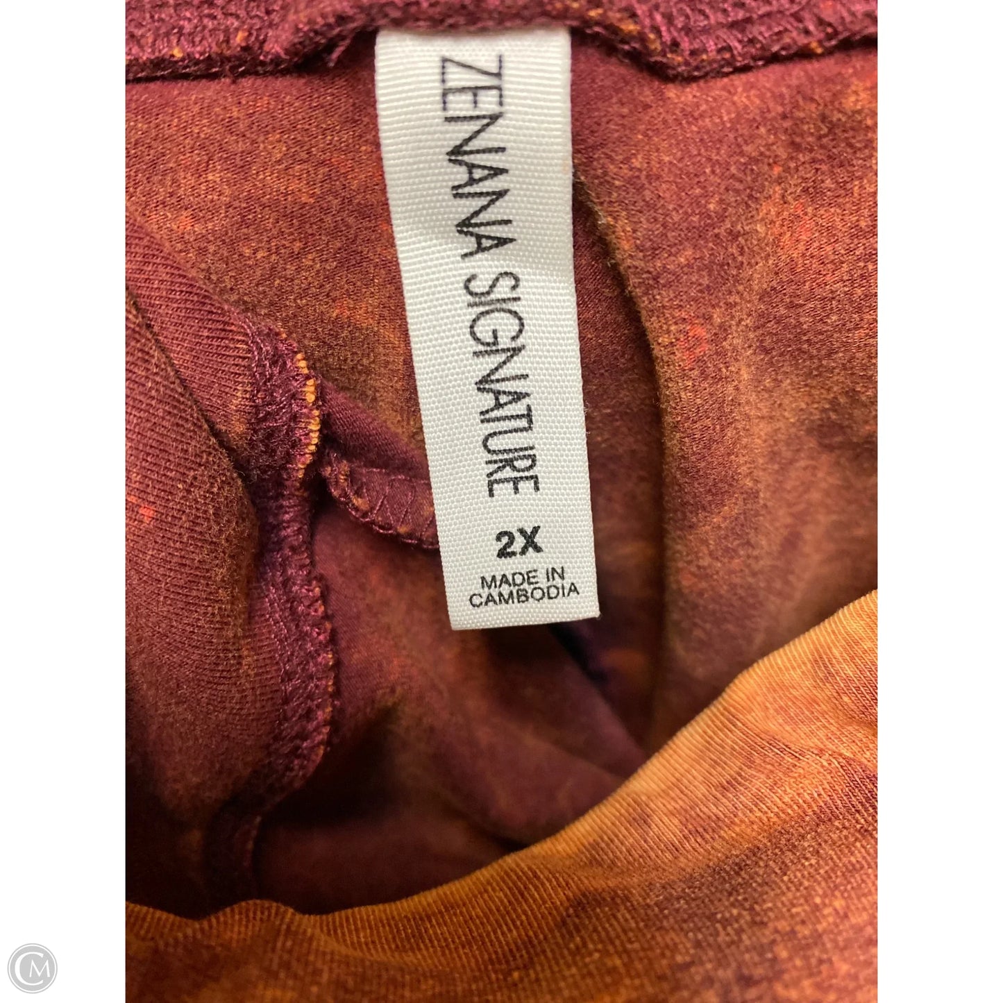 Pants Leggings By Zenana Outfitters In Copper, Size: 2x