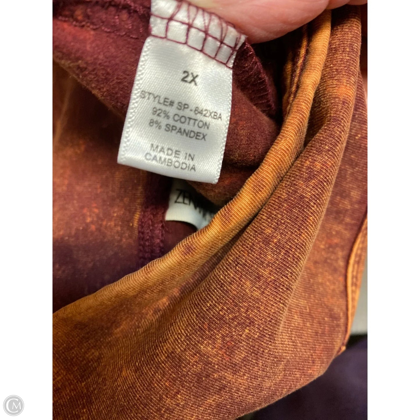Pants Leggings By Zenana Outfitters In Copper, Size: 2x