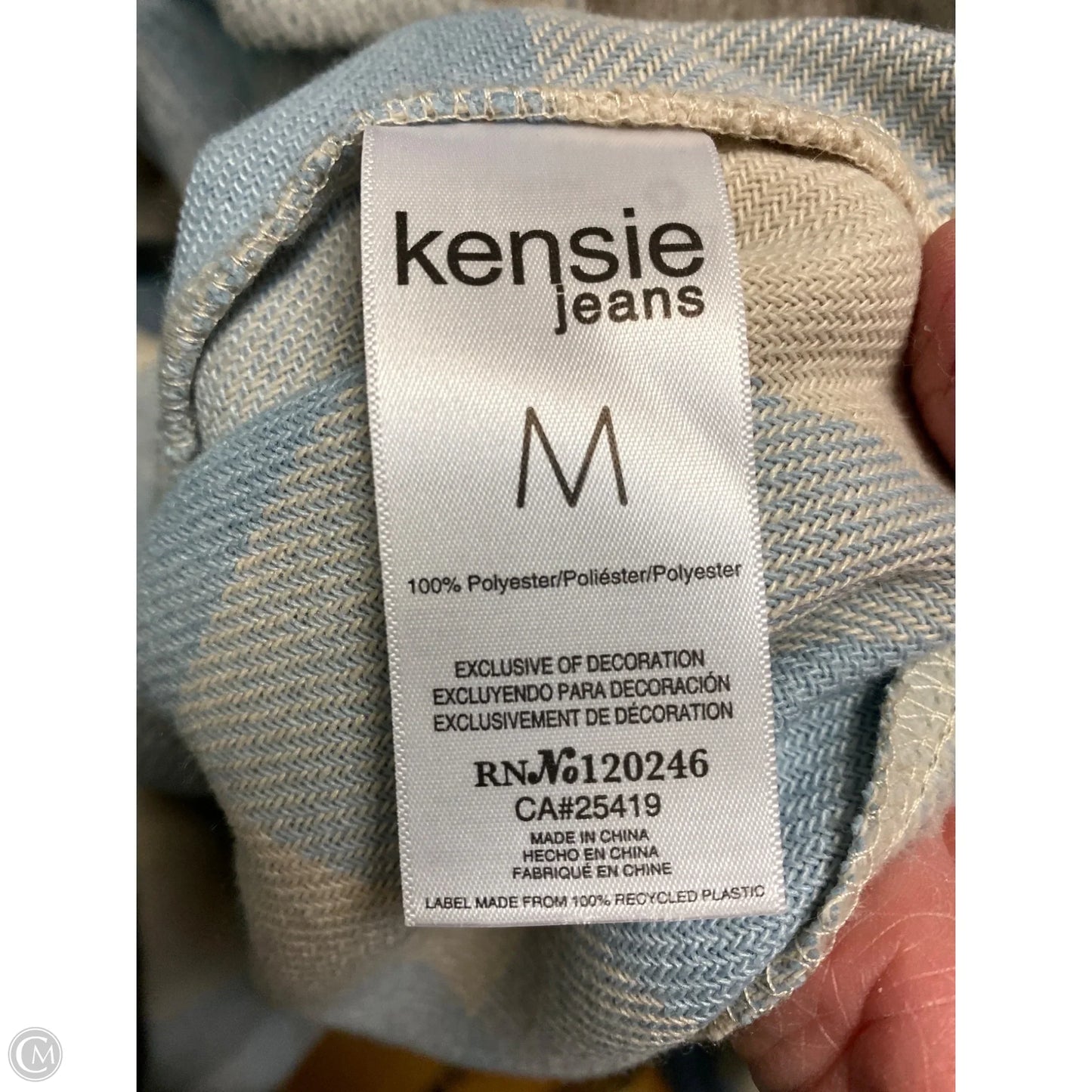 Coat Other By Kensie In Blue, Size: M