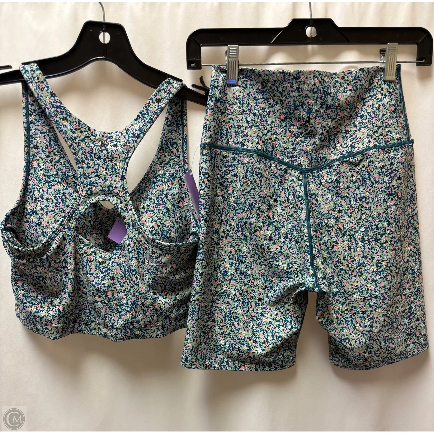 Athletic Shorts 2pc By Sage In Green, Size: M