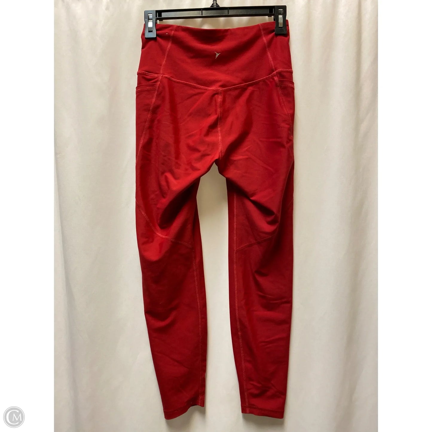 Athletic Leggings By Old Navy In Red, Size: M